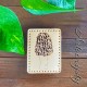 Morel Mushroom Leather Patch, Morel Foraging stocking stuffer, Mycology Patch outdoorsy leather patch, Hippie Patch