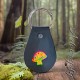 Black Leather Rainbow Mushroom Keychain, Stamped and Hand Painted Leather Mushroom Key Chain Cute Mushroom Key Fob