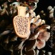 Leather Morel Mushroom Keychain