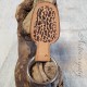 Leather Morel Mushroom Keychain