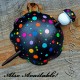 Wood Black Amanita Mushroom Hair stick