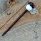 Wood Black Amanita Mushroom Hair stick