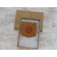 Red Patonce Cross Leather Magnet