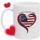"An American Tradition" White Ceramic Mug 11 oz.