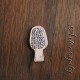 Morel Mushroom Leather Magnet, Mycology leather Magnet