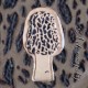 Morel Mushroom Leather Magnet, Mycology leather Magnet