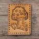 Wart Mushroom Leather Patch, Mushroom Lover Gift, Mushroom Foraging gift, Mycology gift, Fungi Patch