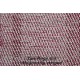 Hand- Woven Beige Chenille and Berry Cotton Mug Rug Coasters