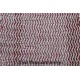 Hand- Woven Beige Chenille and Berry Cotton Mug Rug Coasters