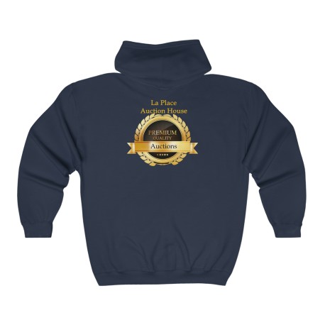 Premium Quality Auctions Unisex Heavy Blend Full Zip Hooded Sweatshirt
